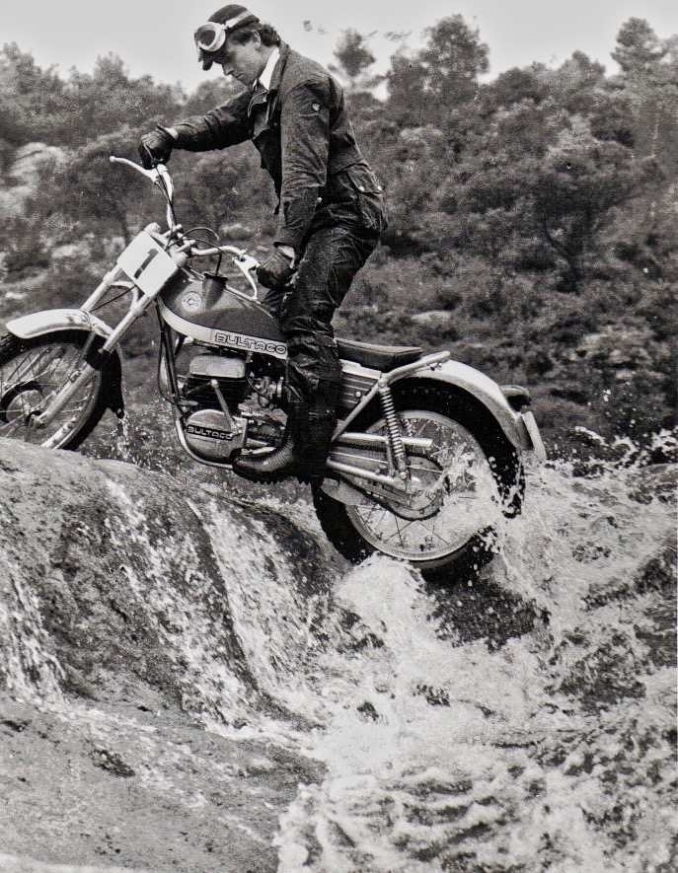 Ignacio Bultó en su retirada de la competición en 1978 - Bonaigua - Trial