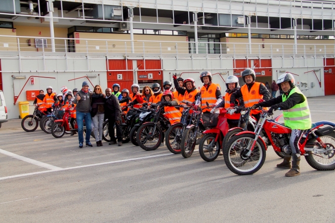 A la "pandi motocatera" - Bonaigua - Trial