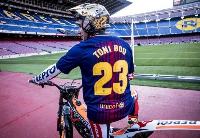 Toni Bou en el Camp Nou - Bonaigua - Trial