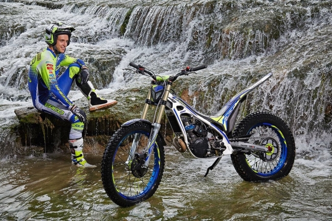 Miquel Gelabert al renovar con Sherco 2019 - Bonaigua - Trial