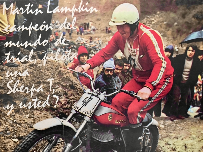 Martin Lampkin sobre los guantes - Bonaigua - Trial